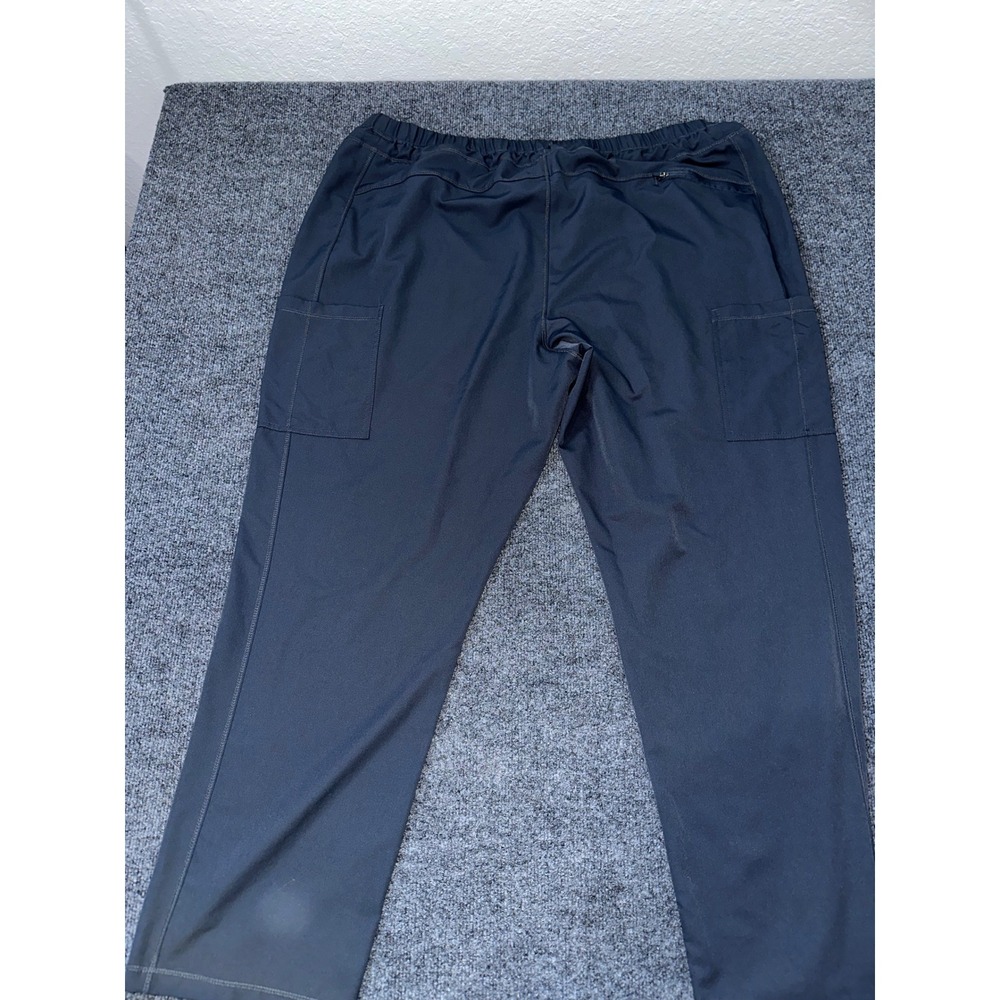 Dickies Dynamix Mens Cargo Scrub Pants Pewter Gray 3XL Stretch Workwear - Picture 4 of 5